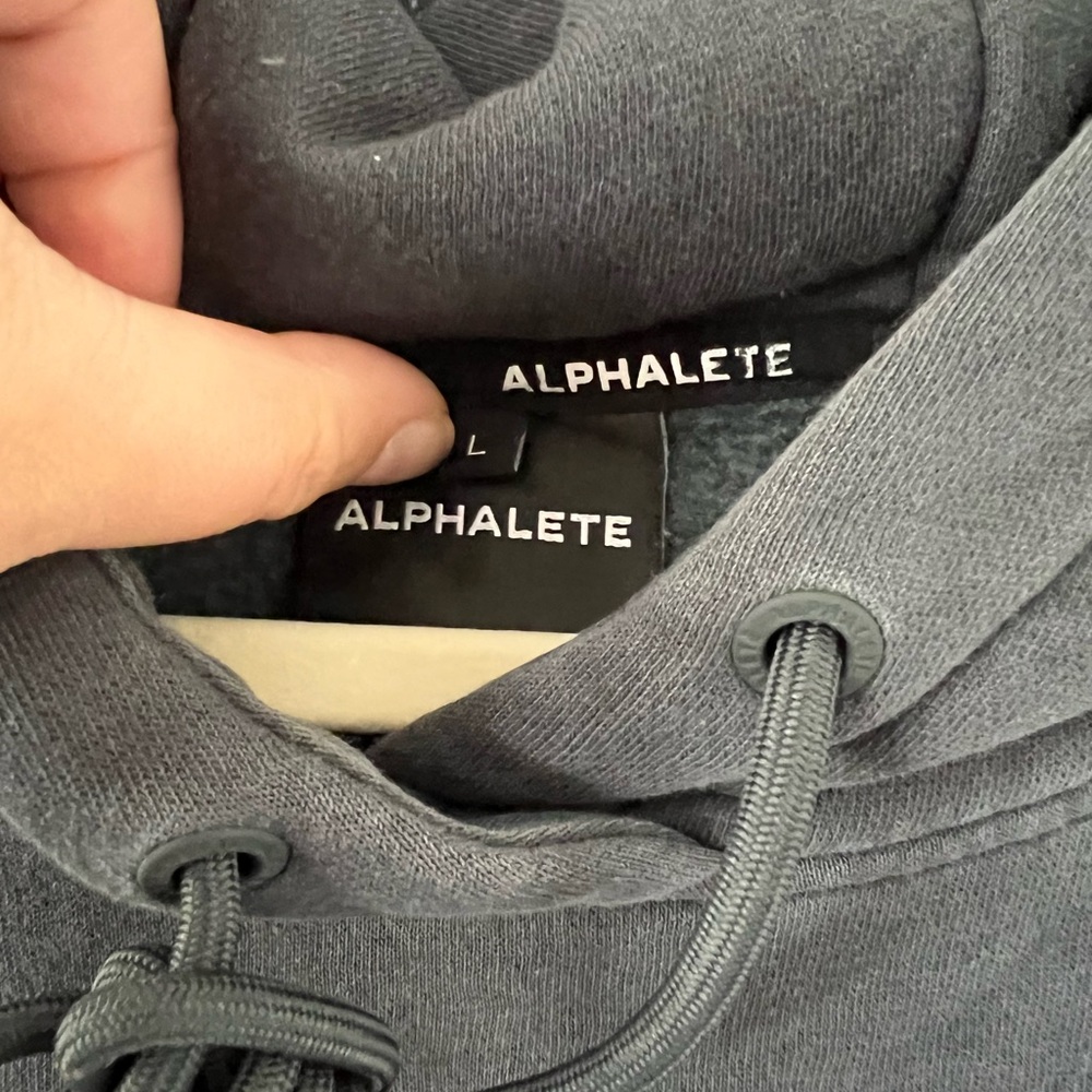 Alphalete Men’s Navy Blue Hoodie Size Large - Picture 4 of 5